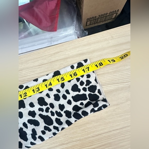 Charter Club Women’s Animal Print Button-Down Sweater Cardigan Beige Black P/S - Picture 9 of 11